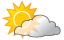 Intervals of clouds and sunshine, hot and humid with a thunderstorm in parts of the area